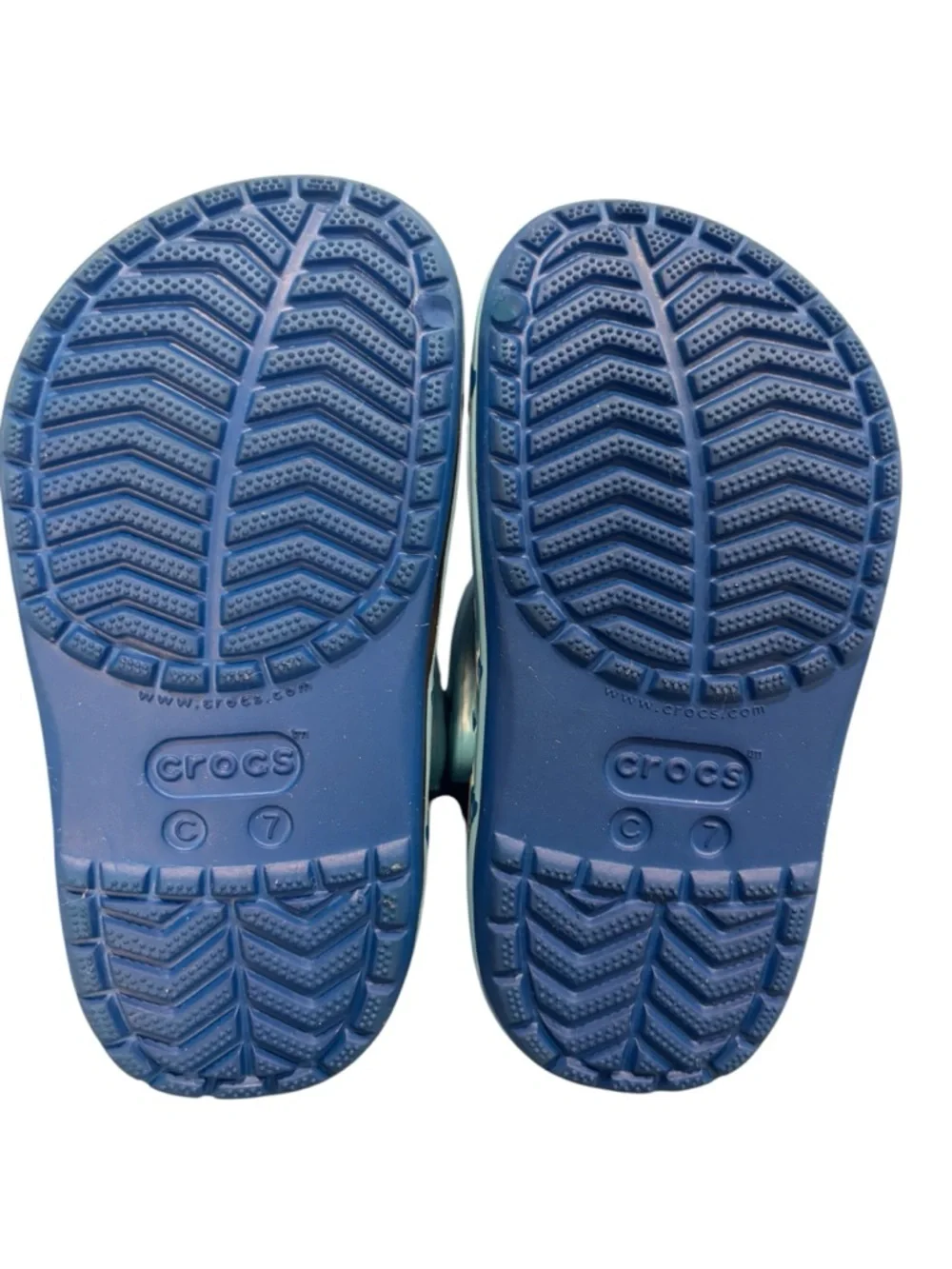 Toddler Blue Crocs Clog and Unbranded  Green Clog
